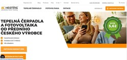 Logo - AC HEATING – TEPELNÁ ČERPADLA – POHODLNÉ VYTÁPĚNÍ